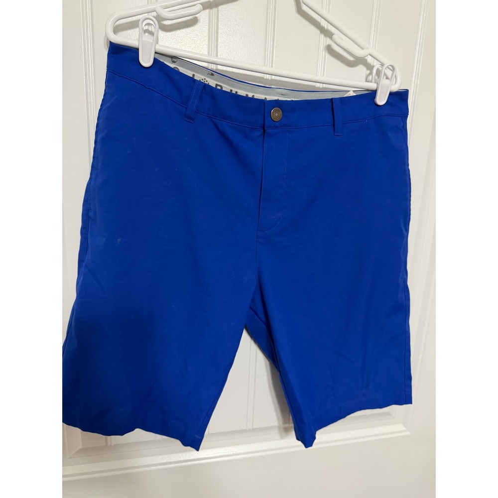 Puma Golf Shorts Mens Size 36 Blue Performance Elastic Waistband 5687